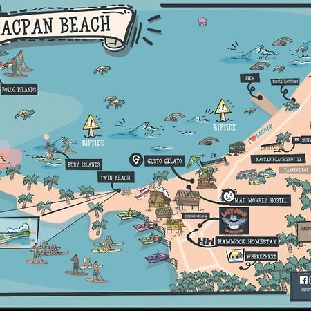 אל נידו Lazy Juan Beach House Nacpan מראה חיצוני תמונה
