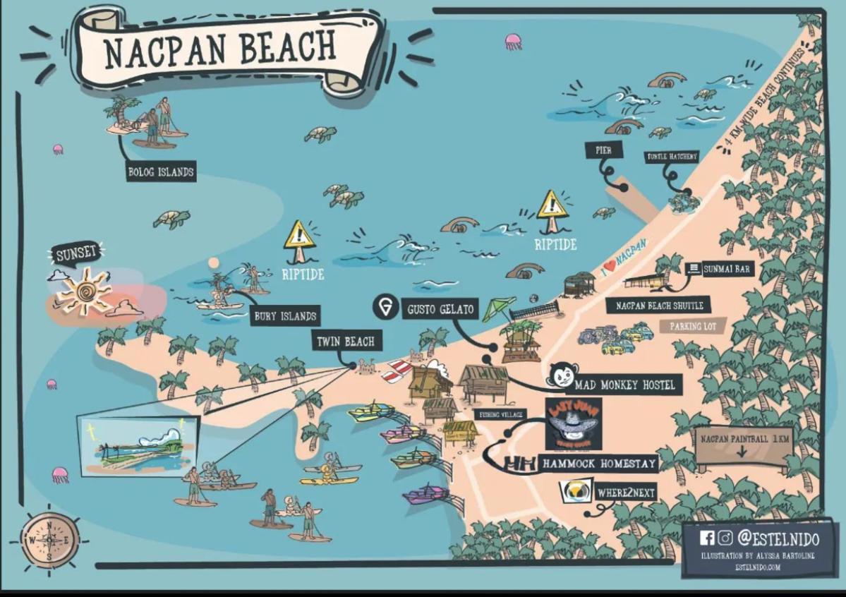 אל נידו Lazy Juan Beach House Nacpan מראה חיצוני תמונה